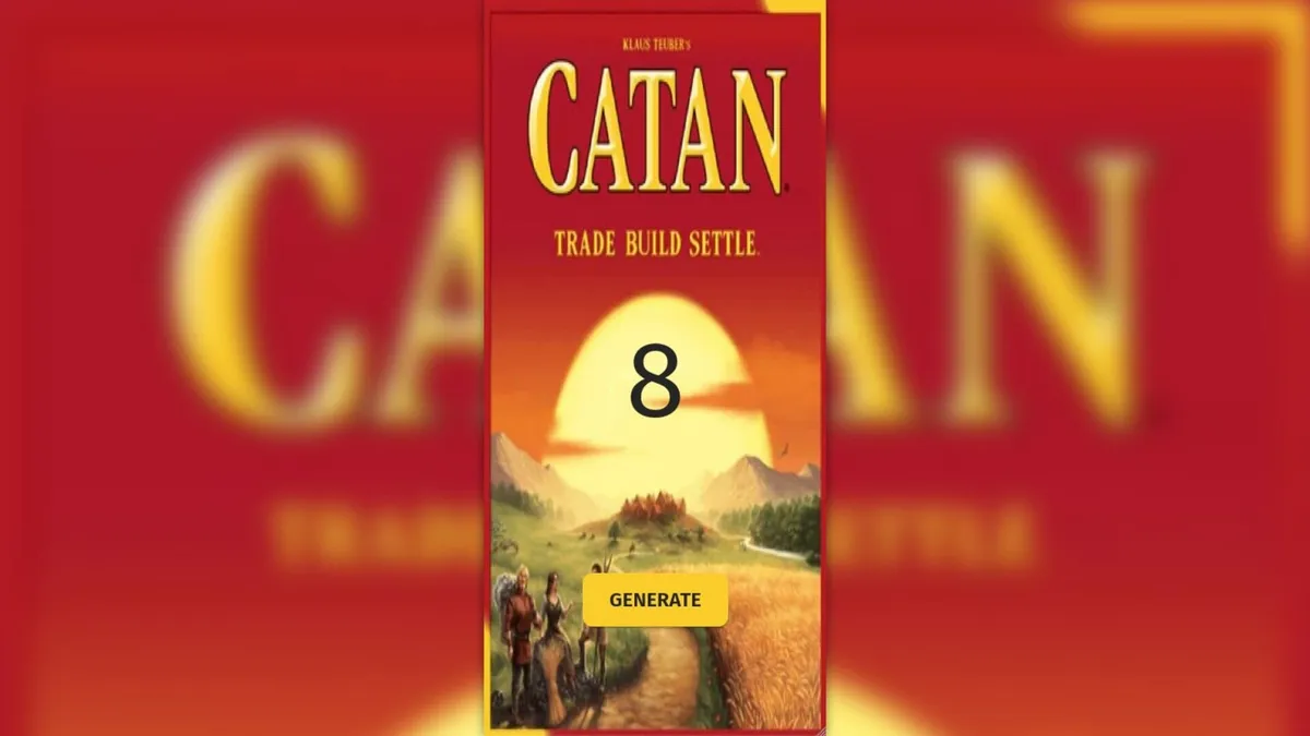Catan RNG Web