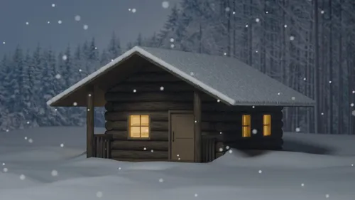 Winter Cabin